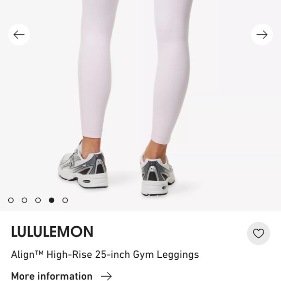 NWT lululemon BLISSFUL PINK align 25” leggings size US 4 - Picture 8 of 15